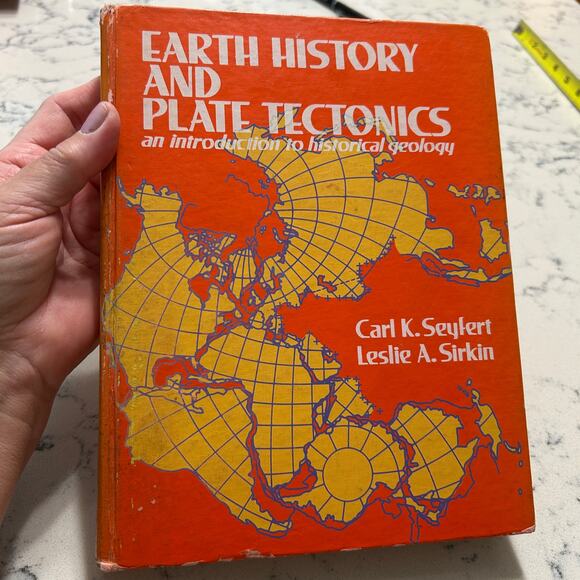 Earth History and Plate Tectonics, Seyfert and Sirkin, 1973, Orange Hardcover - Picture 11 of 15